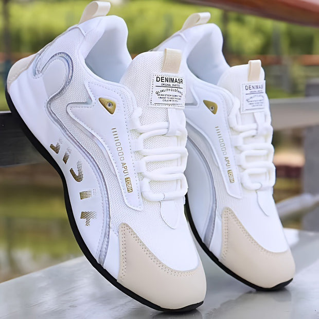 Men’s Fashion Colorblock Sneakers – Lightweight, Breathable, Non-Slip Sports Shoes