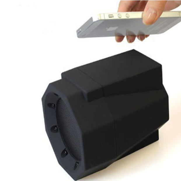 Wireless Induction Speaker – Portable Touch-Free Amplifier for Smartphones | Battery-Free Sound Booster
