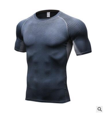 Men’s Compression Set – Quick-Dry Athletic Shirt & Shorts Gym Training Outfit