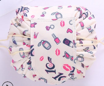Drawstring Makeup Bag – Portable Travel Cosmetic Organizer (Multiple Styles)