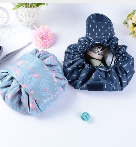 Drawstring Makeup Bag – Portable Travel Cosmetic Organizer (Multiple Styles)
