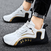 Men’s Fashion Colorblock Sneakers – Lightweight, Breathable, Non-Slip Sports Shoes