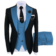 Men's Prestige Contrast Tuxedo Suit Set