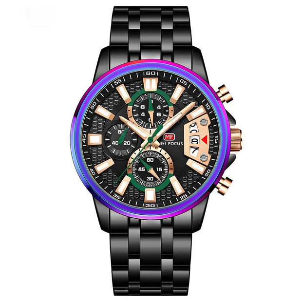 Personalized Waterproof Quartz Watch Magic Color Shell Multifunctional