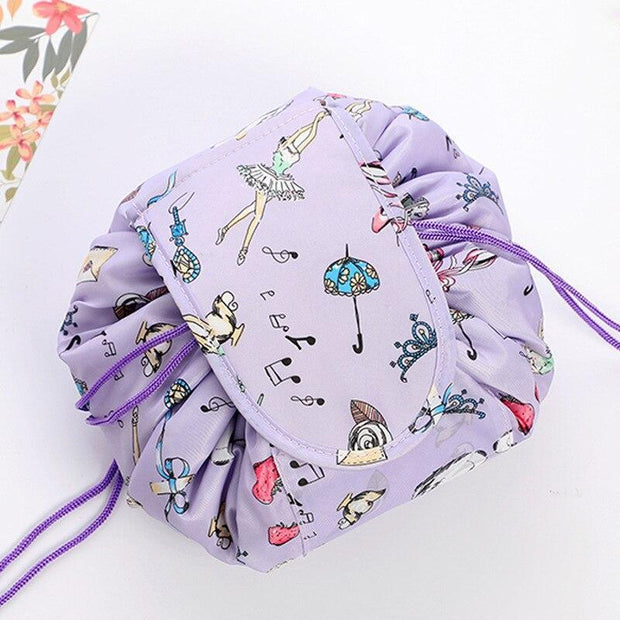 Drawstring Makeup Bag – Portable Travel Cosmetic Organizer (Multiple Styles)
