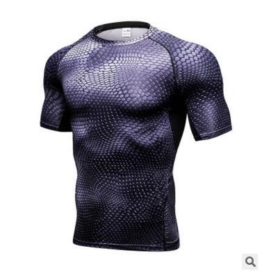 Men’s Compression Set – Quick-Dry Athletic Shirt & Shorts Gym Training Outfit