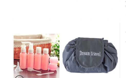 Drawstring Makeup Bag – Portable Travel Cosmetic Organizer (Multiple Styles)
