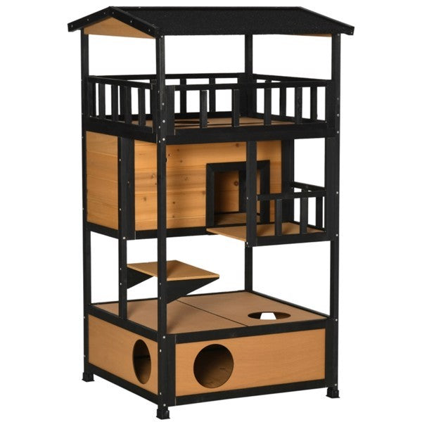 PetHouse Grand Cat Villa — Three-Tier Outdoor Sanctuary