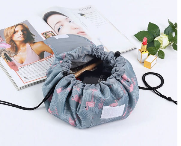Drawstring Makeup Bag – Portable Travel Cosmetic Organizer (Multiple Styles)