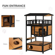 PetHouse Grand Cat Villa — Three-Tier Outdoor Sanctuary