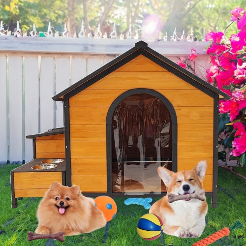 Luxe Wooden Dog Villa — Elevated Comfort & Style