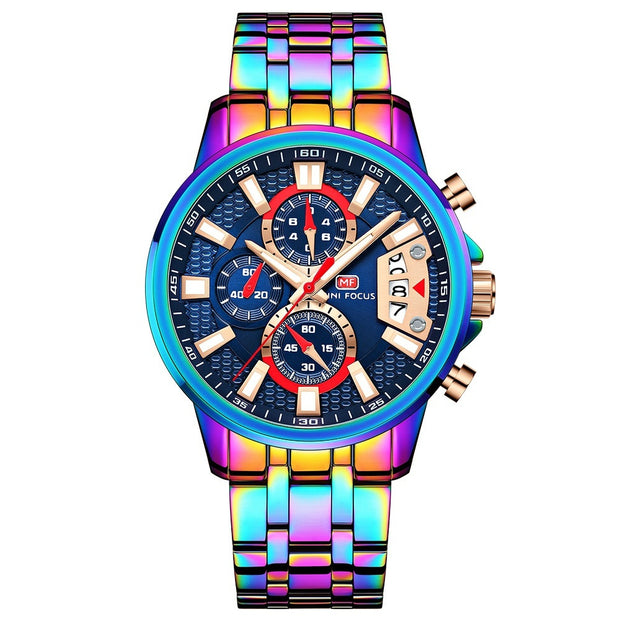 Personalized Waterproof Quartz Watch Magic Color Shell Multifunctional