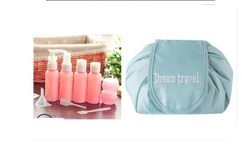 Drawstring Makeup Bag – Portable Travel Cosmetic Organizer (Multiple Styles)