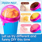 500ml Magic Slushy Maker Cup – Quick-Freeze Smoothie & Ice Cream Squeeze Cup