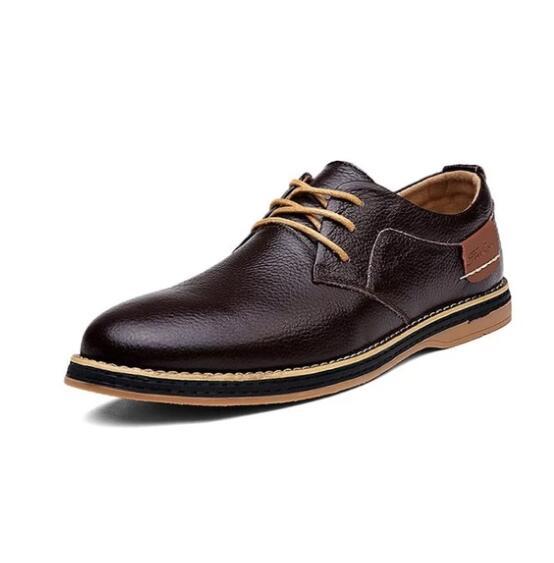men-s-leather-lace-up-dress-shoes-casual-business-oxford-style-in-black-brown-navy in brown color