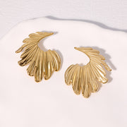 Personality High-grade Elegant Light Luxury Retro Minority Stainless Steel Studs