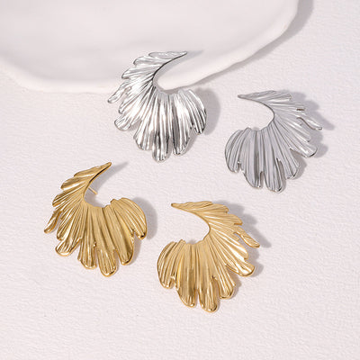 Personality High-grade Elegant Light Luxury Retro Minority Stainless Steel Studs