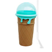 500ml Magic Slushy Maker Cup – Quick-Freeze Smoothie & Ice Cream Squeeze Cup