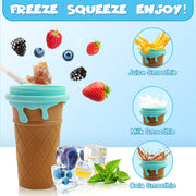 500ml Magic Slushy Maker Cup – Quick-Freeze Smoothie & Ice Cream Squeeze Cup