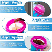 500ml Magic Slushy Maker Cup – Quick-Freeze Smoothie & Ice Cream Squeeze Cup