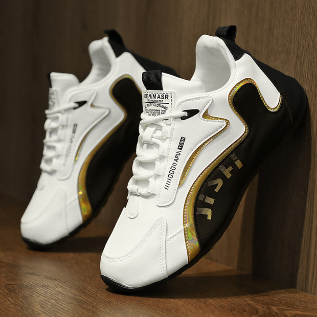 Men’s Fashion Colorblock Sneakers – Lightweight, Breathable, Non-Slip Sports Shoes