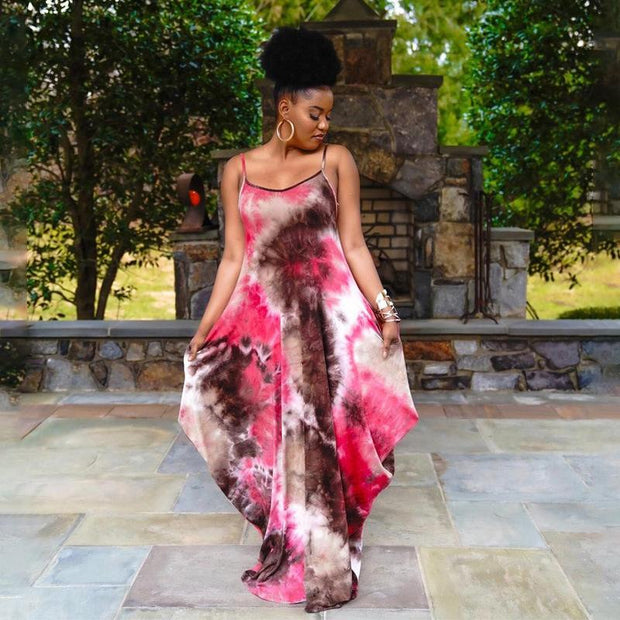 Women Fashion Casual Long Dress 