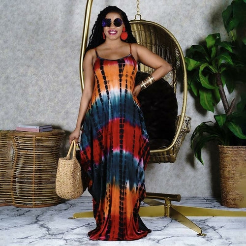 Women Fashion Casual Long Dress 